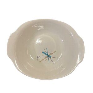 Vintage Salem North Star Atomic Vegetable Bowl 9.25” Mid Century Used
